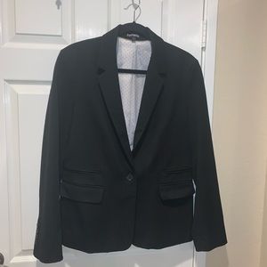 Express black suit jacket